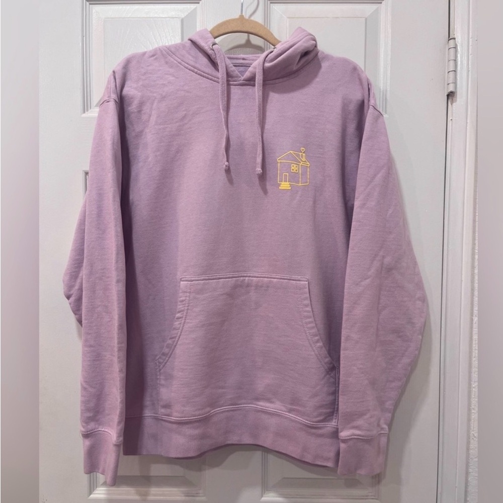 Harry Styles Harry’s House
Lavender Tracklist Hoodie
Concert Merch - Medium -EUC